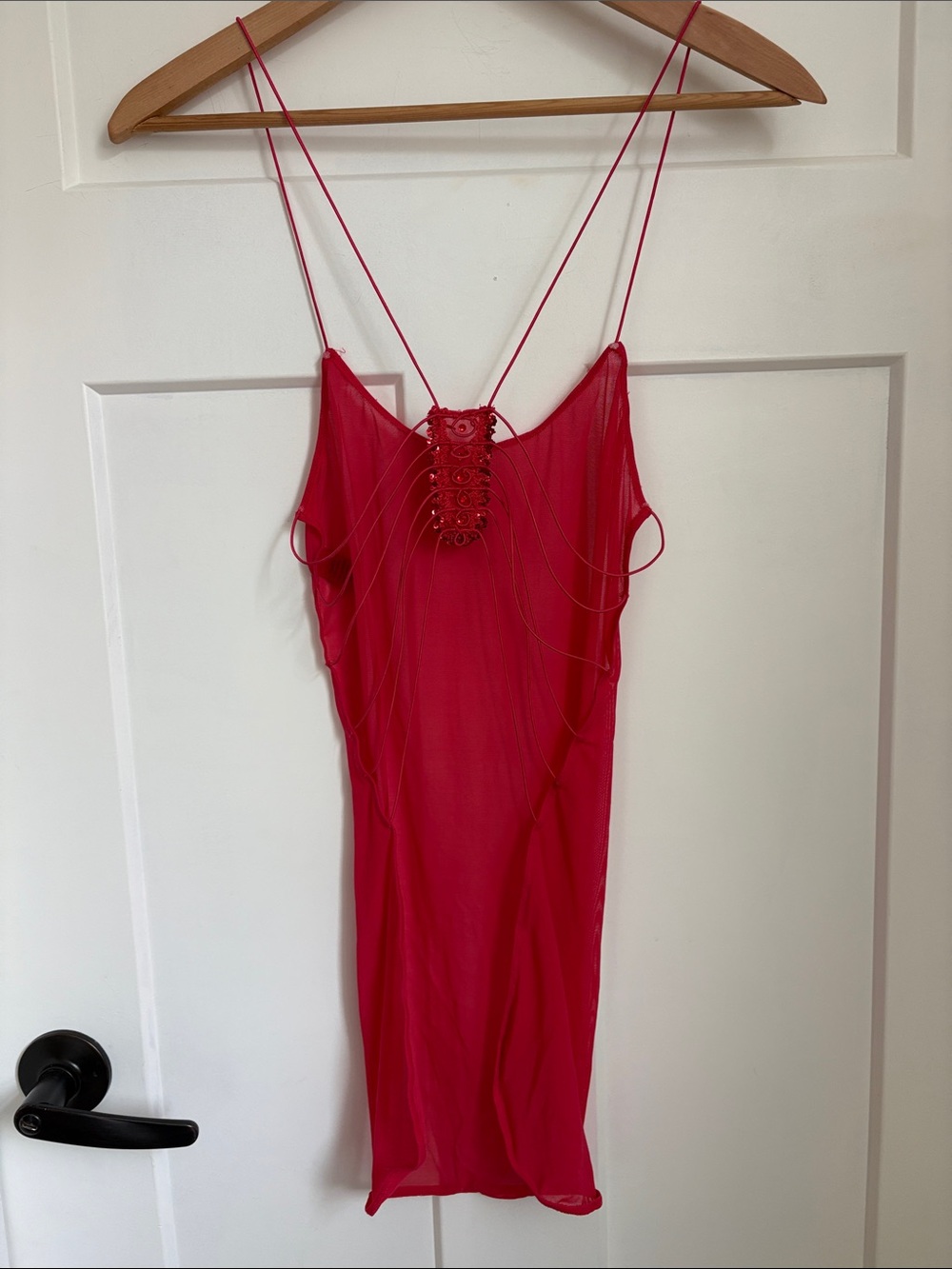 Sheer backless top - Picture 3 of 6